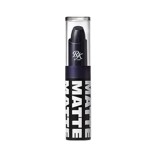 Lipstick, Matte Finish, Long-Lasting, Highly Pigmented, Smooth Apply, Full Coverage Lip Color Makeup (Black&Blue)