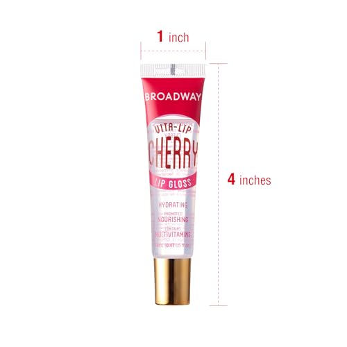 Broadway Vita-Lip Clear Lip Gloss 6pcs (Cherry)