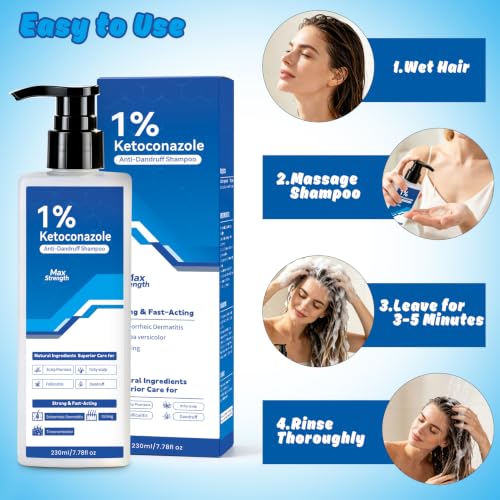 1% Ketoconazole Anti-Dandruff Shampoo