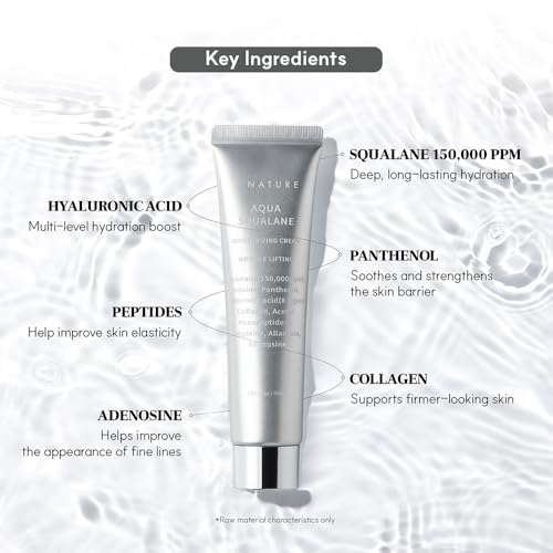 Pore Refining Moisturizer for Dry & Sensitive Skin – Squalane Hydrating Face Cream