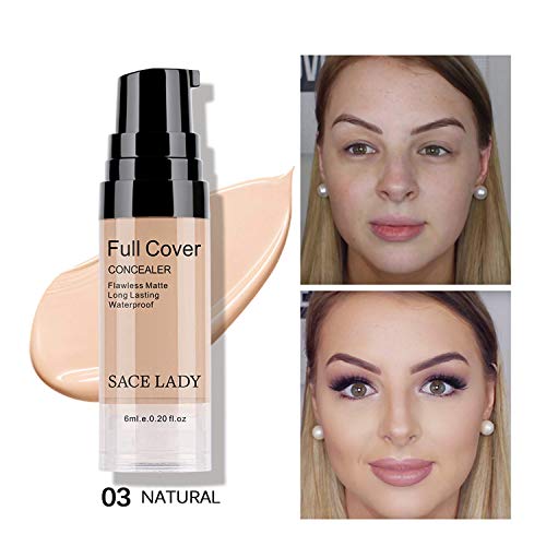 Waterproof Full Coverage Concealer With Primer Sponge Set