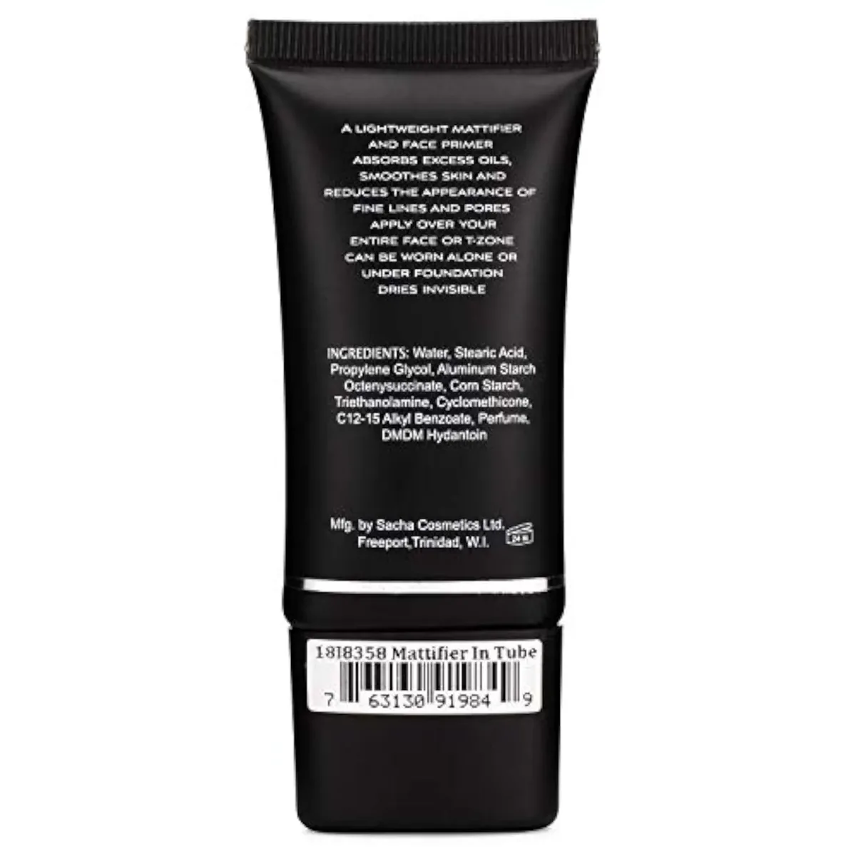 Sacha Mattifier, Mattifying Foundation Primer. Blurs Fine Lines, Pores and Wrinkles. Matte Face Primer and Hydrating Makeup Base for Oily, Combination Skin. 1.0 oz
