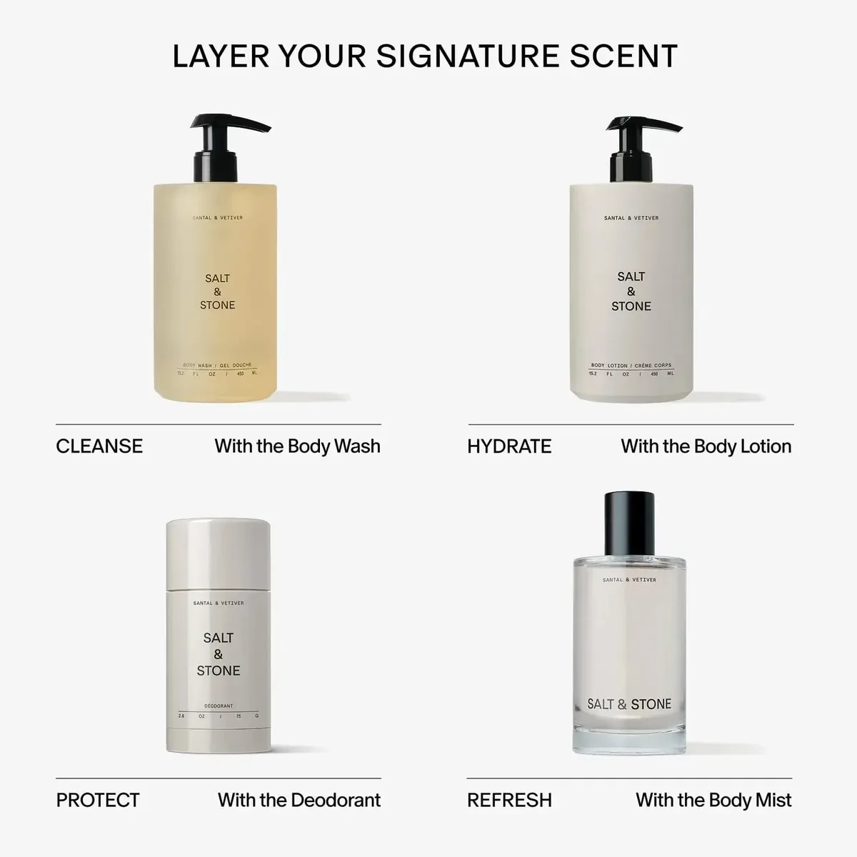 Aluminum Free Deodorant - Santal & Vetiver