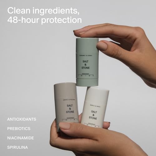 Aluminum-Free Deodorant Women & Men Travel Size Set 1 oz (4)