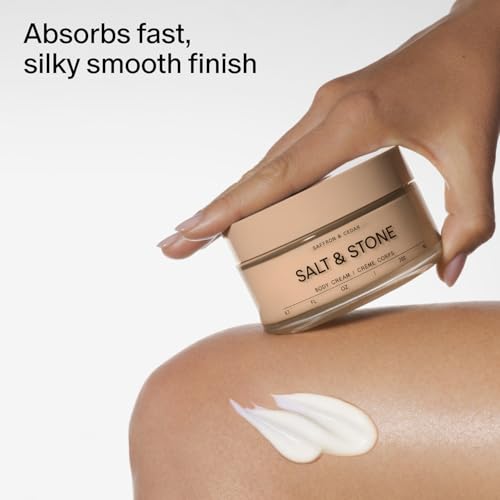 Body Cream for Dry Skin Women & Men Saffron & Cedar