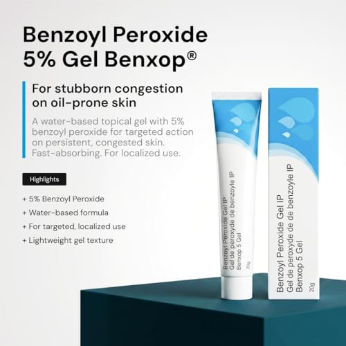 Benxop 5% Benzoyl Peroxide Gel 20g