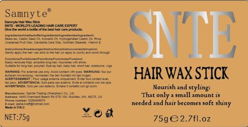 Hair Wax Stick Flyaway Tamer