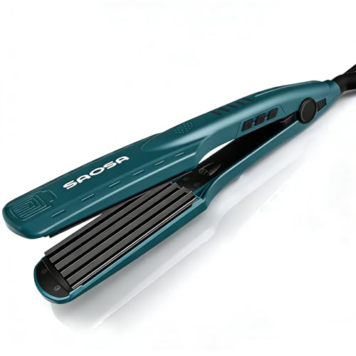 Hair Crimper Ceramic Crimping Iron for Root Volume 80s Stylish