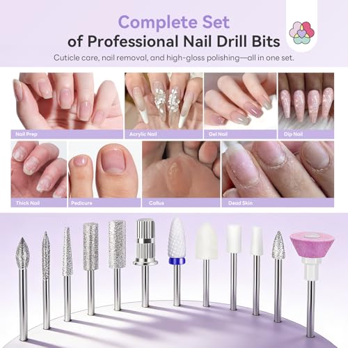 Nail Drill Professional 40000RPM for Acrylic Nail