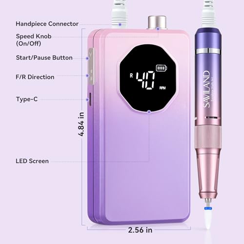 Nail Drill Professional 40000RPM for Acrylic Nail