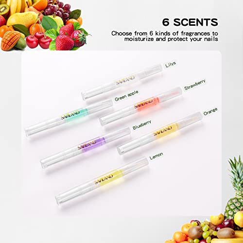 Natural Cuticle Oil Pen 6Pcs Vitamin E
