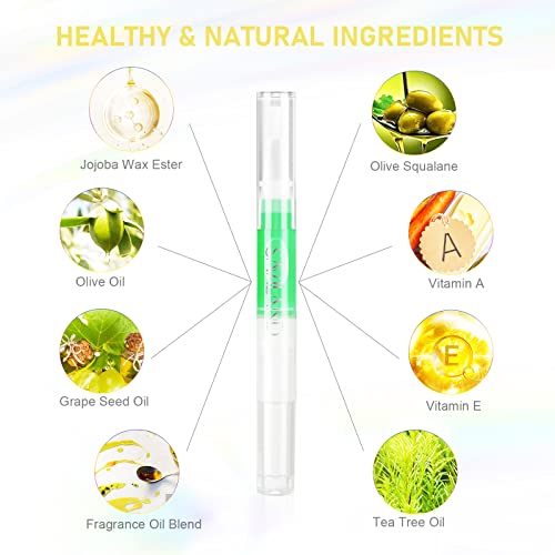 Natural Cuticle Oil Pen 6Pcs Vitamin E