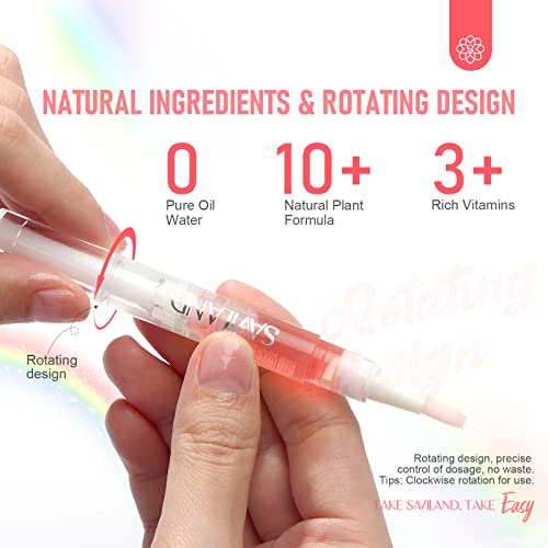 Natural Cuticle Oil Pen 6Pcs Vitamin E