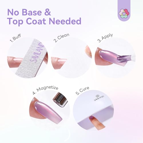 one step cat eye gel polish pens 6 colors