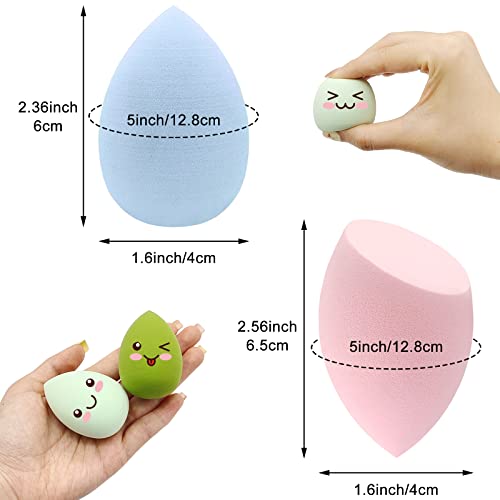 12 Pieces Professional Makeup Sponge Set,Latex Free