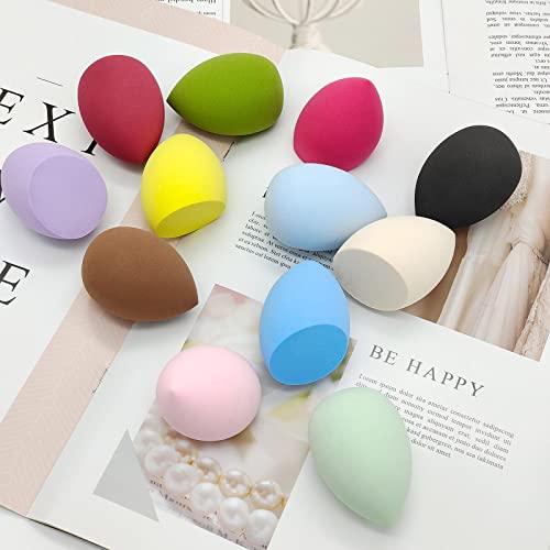 12 Pieces Professional Makeup Sponge Set,Latex Free