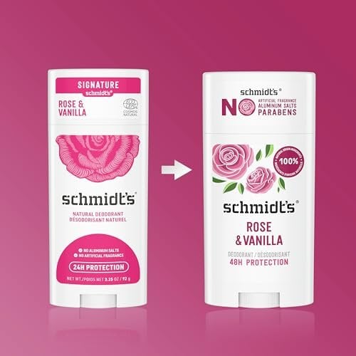 Aluminum-Free Deodorant Rose Vanilla