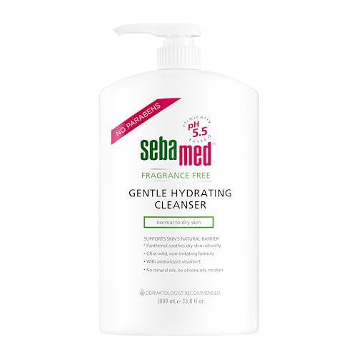 Fragrance-Free Gentle Face and Body Hydrating Cleanser pH 5.5 Dermatologist Recommended Ul