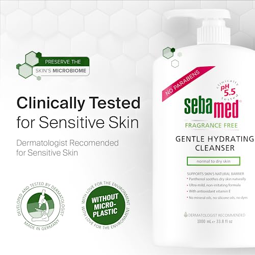 Fragrance-Free Gentle Face and Body Hydrating Cleanser pH 5.5 Dermatologist Recommended Ul