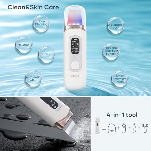 Face Scrubber Exfoliator Skin Scrubber Face Spatula 4 Modes
