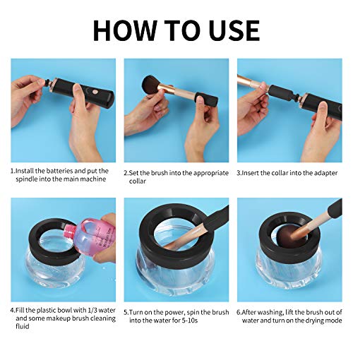 Upgraded Makeup Brush Cleaner and Dryer Machine