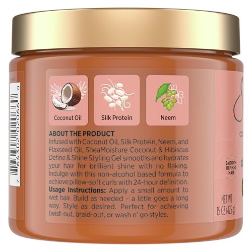 Coconut & Hibiscus Define & Shine Styling Gel 15oz