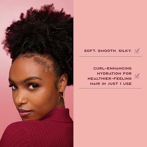Curl Enhancing Smoothie Hair Cream for Thick, Curly Hair Coconut and Hibiscus Sulfate Free and Paraben Free Curl Cream 20 oz