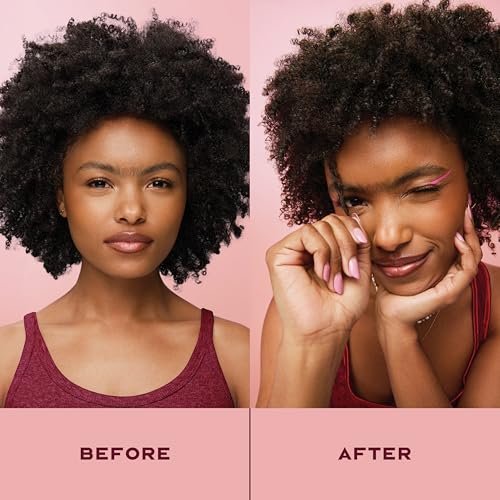 Curl Enhancing Smoothie Hair Cream for Thick, Curly Hair Coconut and Hibiscus Sulfate Free and Paraben Free Curl Cream 20 oz