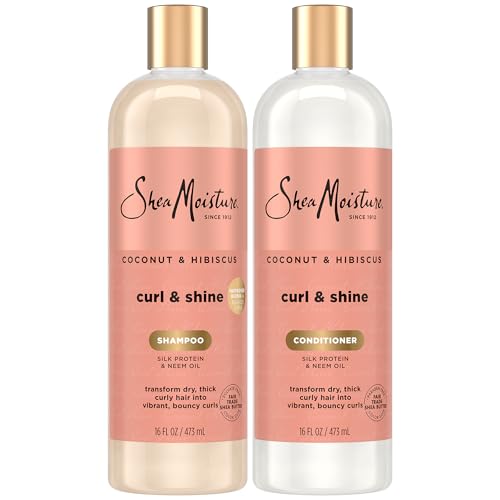 Curl & Shine Shampoo & Conditioner Set, 16 Oz Ea