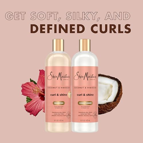 Curl & Shine Shampoo & Conditioner Set, 16 Oz Ea