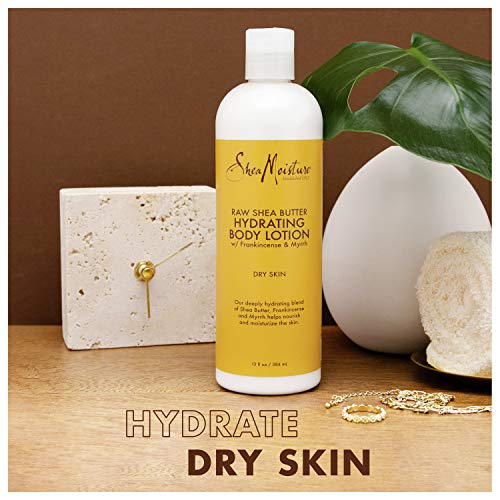 Hydrating Body Lotion for Dry Skin Raw Shea Butter Paraben Free