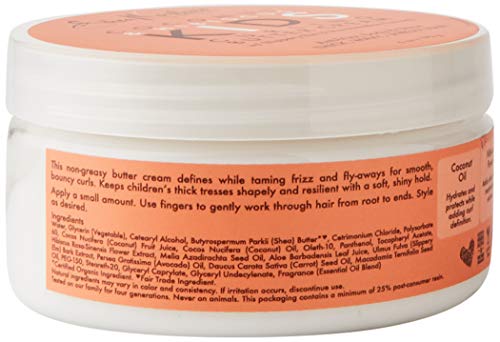 SheaMoisture Kids Curl Cream for Curl Definition, Coconut & Hibiscus Styling Cream to Moisturize & Detangle, 6 oz