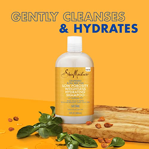 SheaMoisture Low Porosity Weightless Hydrating Shampoo For Moisture Resistant