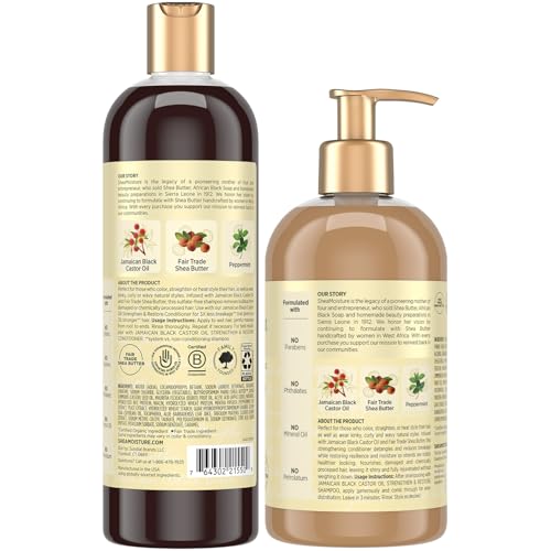 Jamaican Black Castor Oil Shampoo & Conditioner Set