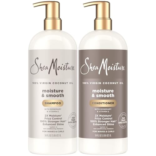 Shampoo & Conditioner Set, Moisture & Smooth, 34 Oz Ea