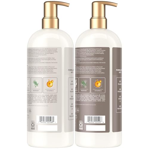 Shampoo & Conditioner Set, Moisture & Smooth, 34 Oz Ea