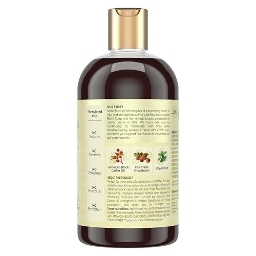 Strengthen and Restore Shampoo for Damaged Hair 100% Pure Jamaican