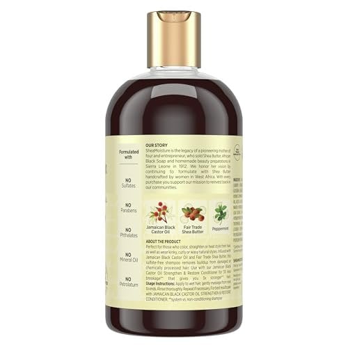Strengthen and Restore Shampoo for Damaged Hair 100% Pure Jamaican