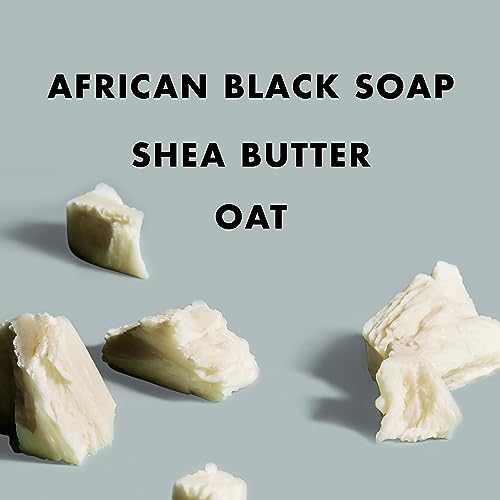Bar Soap for Troubled Skin African Black Soap Cleanser with Shea Butter 8 oz