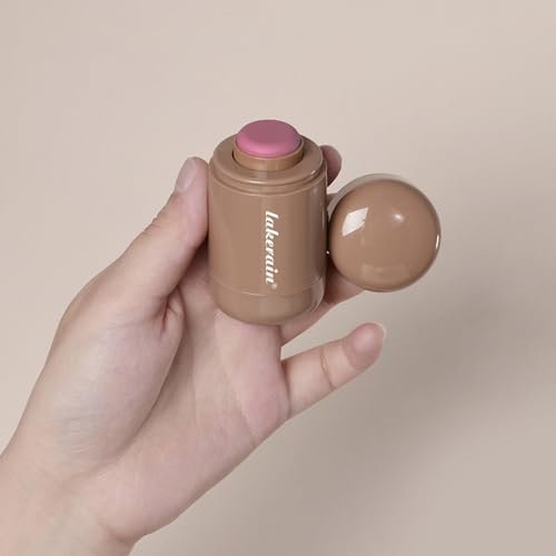 Cream Blush stick, Natural-Looking Matte Finish Makeup Blush stick, Hydrating Long Lasting