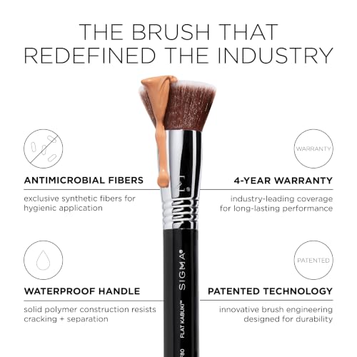F80 Flat Kabuki Brush