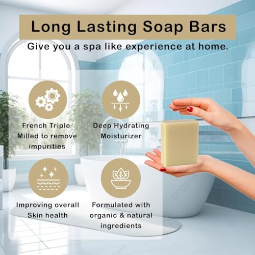 Coconut Vanilla Triple Milled Soap Bars, 5-Pack
