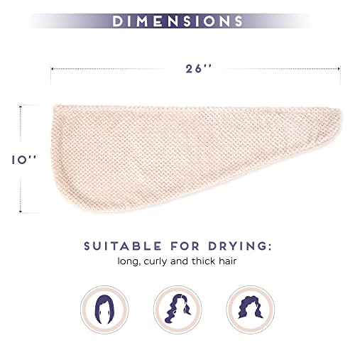 2-Pack Anti-Frizz Wrap