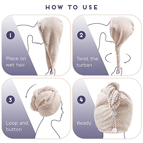 2-Pack Anti-Frizz Wrap