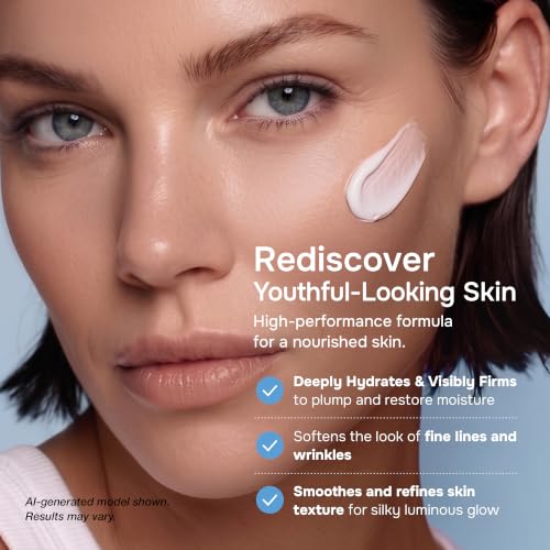 Face Moisturizer Retinol Collagen Hyaluronic Acid Cream 1.7 oz