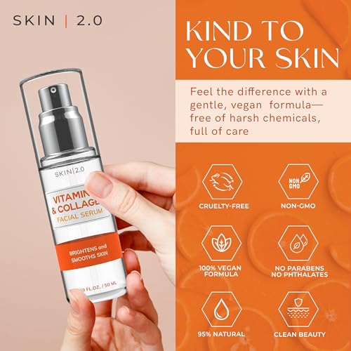 Vitamin C & Collagen Serum & Day Cream Set - Anti-Aging
