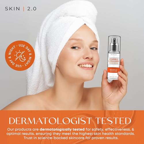 Vitamin C & Collagen Serum & Day Cream Set - Anti-Aging