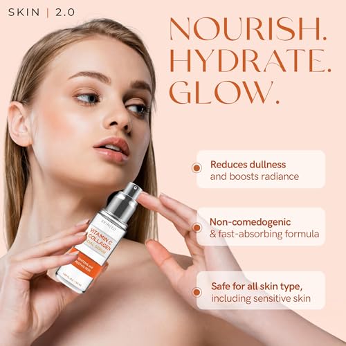 Vitamin C & Collagen Serum & Day Cream Set - Anti-Aging
