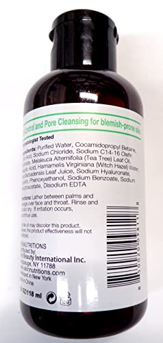 Tea Tree Oil + Salicylic Acid Balancing Face Wash
