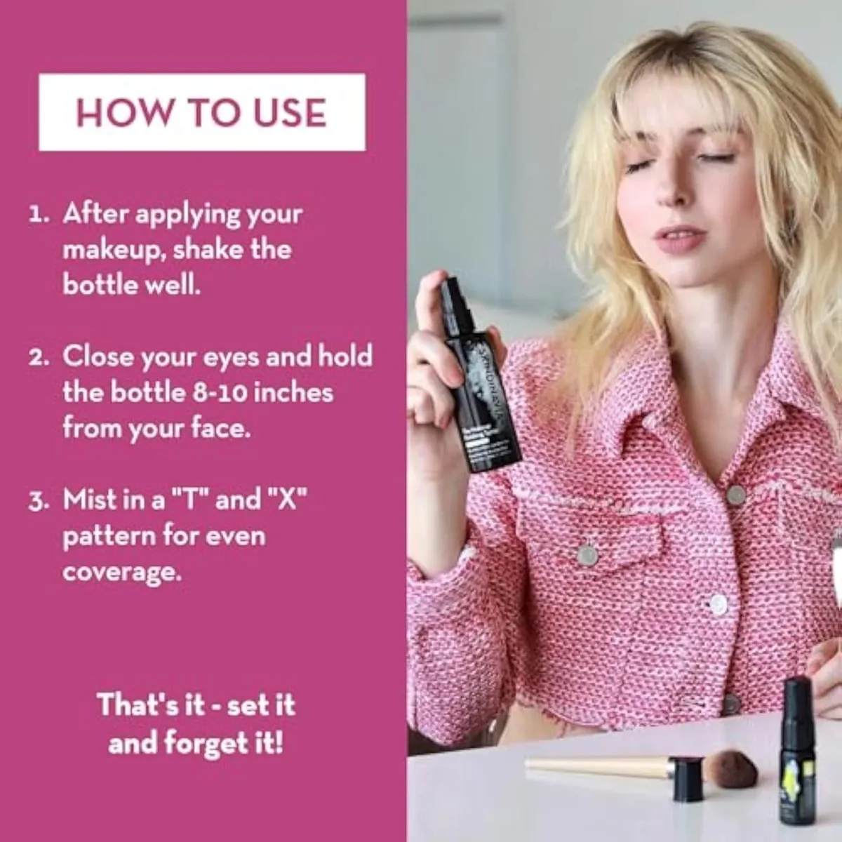 Skindinavia The Makeup Finishing Spray, Oil Control Makeup Setting Spray